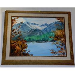 MARGARETTE DEAN CANVAS PICTURE - SIGNED