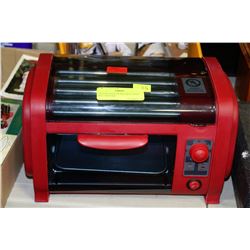 HOTDOG ROLLER MACHINE WITH BUN TOASTER