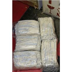 FIVE BUNDLES OF 12 NEW WORK GLOVES