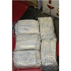 FIVE BUNDLES OF 12 NEW WORK GLOVES
