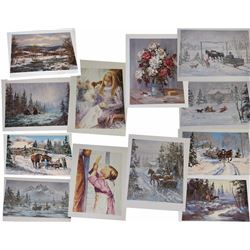 12 ASSORTED JARVIS & ILLES PRINTS INCLUDING