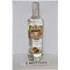 Image 1 : TWO 750ML BOTTLES OF SMIRNOFF CARAMEL VODKA 30%
