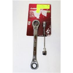HUSKY 2PC QUAD DRIVE RATCHETING WRENCH