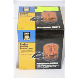 AMBER ROTATING BEACON LAMP