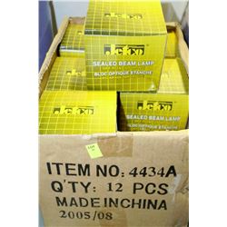 BOX OF JETCO OFF-ROAD SEALED BEAM LAMPS