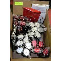 BOX OF MCDONALDS MINI HOCKEY STICKS AND JERSEYS