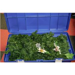 BOX OF CHRISTMAS GARLANDS/DECORATIONS