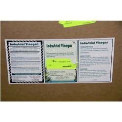 CASE OF FOUR-4L INDUSTRIAL VINEGAR