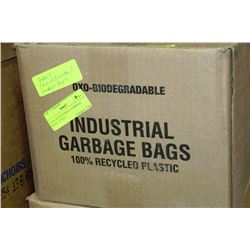 CASE OF INDUSTRIAL GARBAGE BAGS - 35 X50 