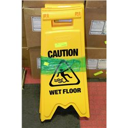 BUNDLE OF 3 "CAUTION WET FLOOR" SIGNS
