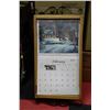 Image 1 : DECORATIVE WOOD&METAL CALENDER FRAME