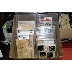 BOX OF ART STAMP SETS