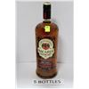 Image 1 : FIVE 1.14L BOTTLES BACARDI OAKHEART SPICED RUM 35%