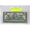 Image 1 : 1937 ONE DOLLAR BANKNOTE
