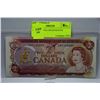 Image 1 : 1974 TWO DOLLAR BANKNOTE