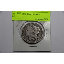 1901 "S" US MORGAN SILVER DOLLAR