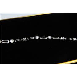 .925 STERLING SILVER LADIES BRACELET - 7"