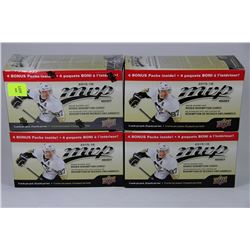 FOUR BOXES OF 2015/16 UPPER DECK NHL CARDS