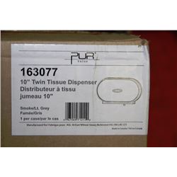 BOX OF TWIN TISSUE DISPENSERS