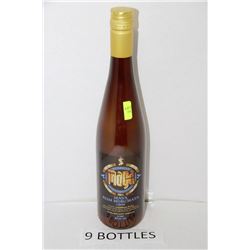 NINE 750ML BOTTLES MAYA RUM LIQUEUR 16%
