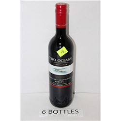 SIX BOTTLES OF ASSORTED RED WINE