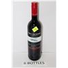 Image 1 : SIX BOTTLES OF ASSORTED RED WINE