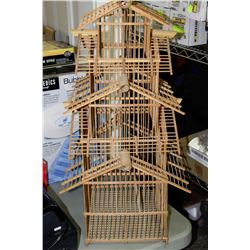 WOOD BIRD CAGE