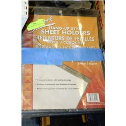 25-HANG-UP STYLE SHEET HOLDERS