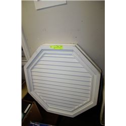 2 PCS - 24 INCH HEXAGON WALL VENTS