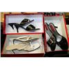 Image 1 : 3 PAIRS OF WOMENS ASSORTED SIZES DRESS SHOES