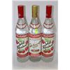 Image 1 : THREE 750ML BOTTLES STOLICHNAYA VODKA