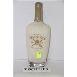 SEVEN 750ML BOTTLES OF TRADER VIC'S WHITE