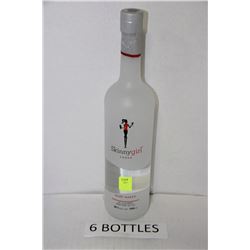 SIX 750ML BOTTLES SKINNY GIRL VODKA 30%