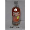 Image 1 : EIGHT 750ML BOTTLES ABSOLUT PEACH VODKA 40%