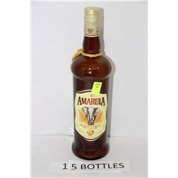 FIFTEEN 750ML BOTTLES AMARULA FRUIT AND CREAM