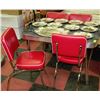 Image 1 : RETRO TABLE WITH 4 CHAIRS