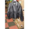 Image 1 : MENS LEATHER COAT - SIZE: LARGE