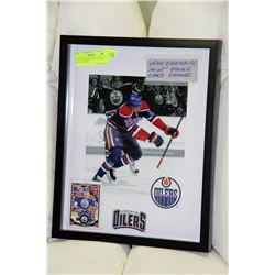 LEON DRAISAITL "MINT" ROOKIE CARD FRAMED
