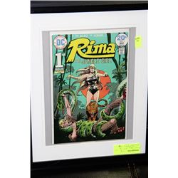 FRAMED 1ST ISSUE RIMA THE JUNGLE GIRL 20 CENT