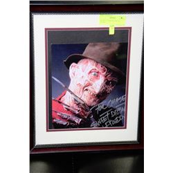FRAMED SIGNED PICTURE OF FREDDY