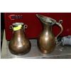 Image 1 : ANTIQUE COPPER VASE AND TEAPOT