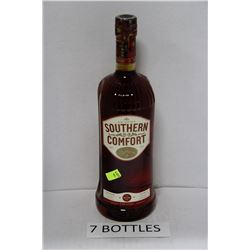 SEVEN 1.14L BOTTLES SOUTHERN COMFORT LIQUEUR 35%