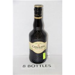 EIGHT 375ML BOTTLES CAROLANS IRISH CREAM LIQUEUR