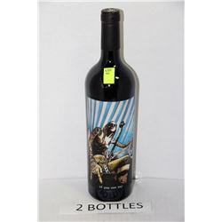 TWO 750ML BOTTLES IF YOU SEE KAY ITALIAN RED WINE
