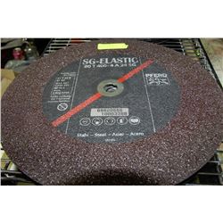 LOT OF 11 - 16" ABRASIVE CUT-OFF DISCS