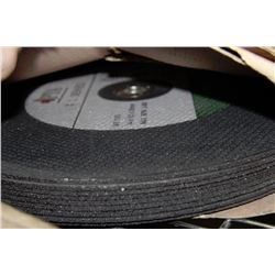 LOT OF 9 - 14" CONCRETE CUT OFF DISCS