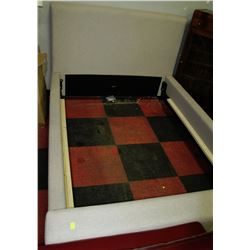SHOWHOME DBL SIZE FABRIC BEDFRAME