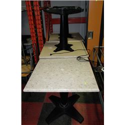 SET OF 5 INDOOR/OUTDOOR TABLES