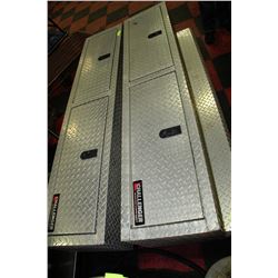 PAIR OF ALUMINUM SIDE MOUNT TRUCK BOXES