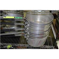 7 QUART POTS X6